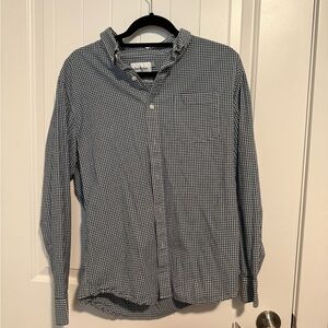 Classic Navy Checkered Men's Shirt